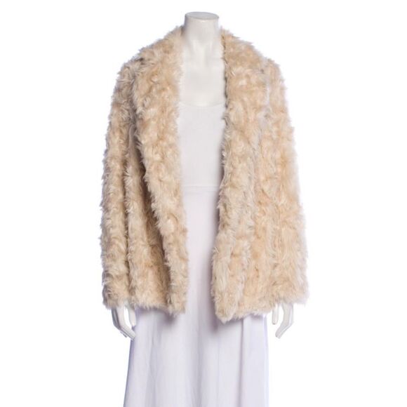 Theory Clairene Jackson Faux Fur Jacket - Picture 1 of 10